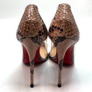 Christian Louboutin | Shoes | Christian Louboutin Debout 2 Python Pumps ...
